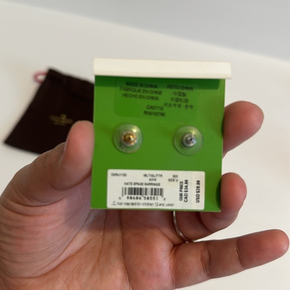 Kate Spade fox earrings - Picture 3 of 3